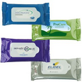 15 Count Antibacterial Wet Wipes Pouch w/ Lavender Scent
